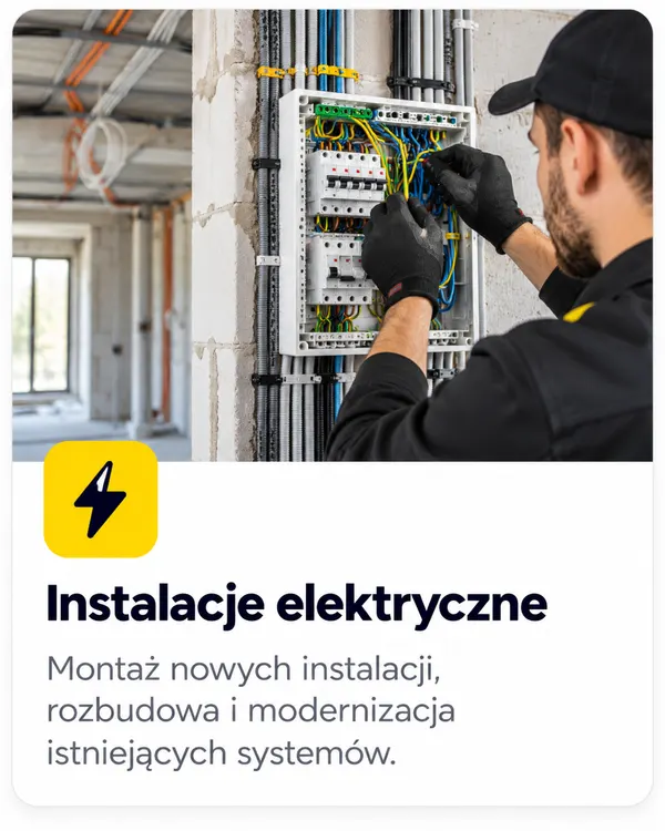 Pogotowie Elektryczne Warszawa INSTALACJE ELEKTRYCZNE